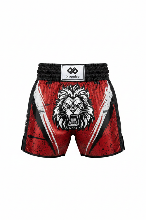 Propulse Muay Thai Shorts — Lion Design