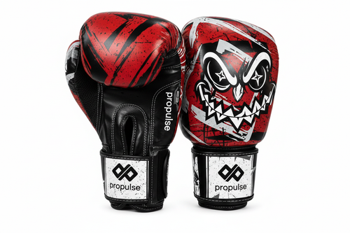 Propulse Red & Black Boxing Gloves
